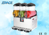 High Capacity 3 Tanks Frozen Drink Slush Machine Automatically Control CE Approved