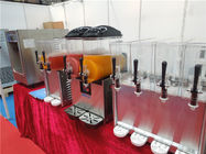 High Efficiency Frozen Drink Slush Machine , Slush Juice Machine 2 Bowls